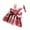 Wine Red, variant on HOMEIORA 1pc Doggy Dress Plaid Puppy Girl Skirt with Lead Rope, Adjustable Doggie Summer Dresses, Pink