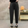 thumbnail image 5 of Women's High Waisted Wide Leg Pants Trousers Slacks Casual Daily Lounge Wear Solid Color Soft Breathable Flowy Comfy Oversized Loose Fit for Work Office Travel Essentials, 5 of 7