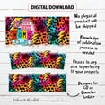 thumbnail image 2 of Hot mess moms club 40 oz Quencher tumbler sublimation Leopard lighting Funny quote Waterslide, 2 of 3
