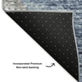thumbnail image 3 of Addison Rugs Mayfield Washable Transitional Modern Blue Rectangle Rug, 1'8" x 2'6", 3 of 5