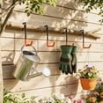 thumbnail image 5 of 12 Pack Rafter Hangers Hooks, Garage Bike Hooks with Orange Non Slip Coating, Large S Hanger for Hanging Bike, Ladders Ropes, 5 of 7