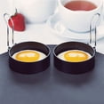 thumbnail image 5 of Nonstick Stainless Steel Handle Round Egg Rings Fried Egg Mold Shaper Pancakes Molds Ring Cooking Tools, 5 of 6
