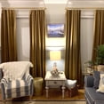 thumbnail image 4 of 40 Pack Gold Curtain Rings with Clips, Curtain Hooks Hangers Clip Rings for Hanging Drapes Bows Hat, Drapery Rings 1.26 in I D, Fits up to 1 in Diameter Curtain Rod., 4 of 5