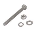thumbnail image 2 of Unique Bargains 20pcs 304 Stainless Steel M4x40mm Hex Bolts w Nuts and Washers Assortment Kit, 2 of 3