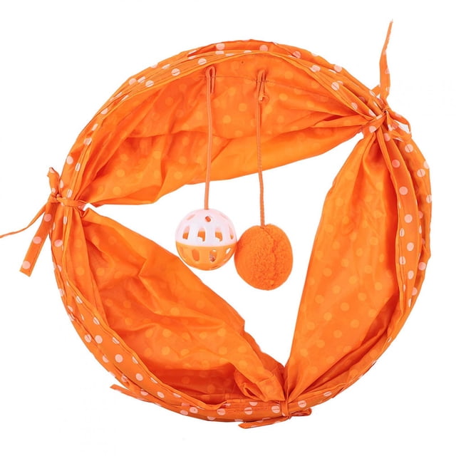Cat Tunnel, Easy To Clean Cat Tunnel Crinkle, Foldable Non-Slip For Cats Pets