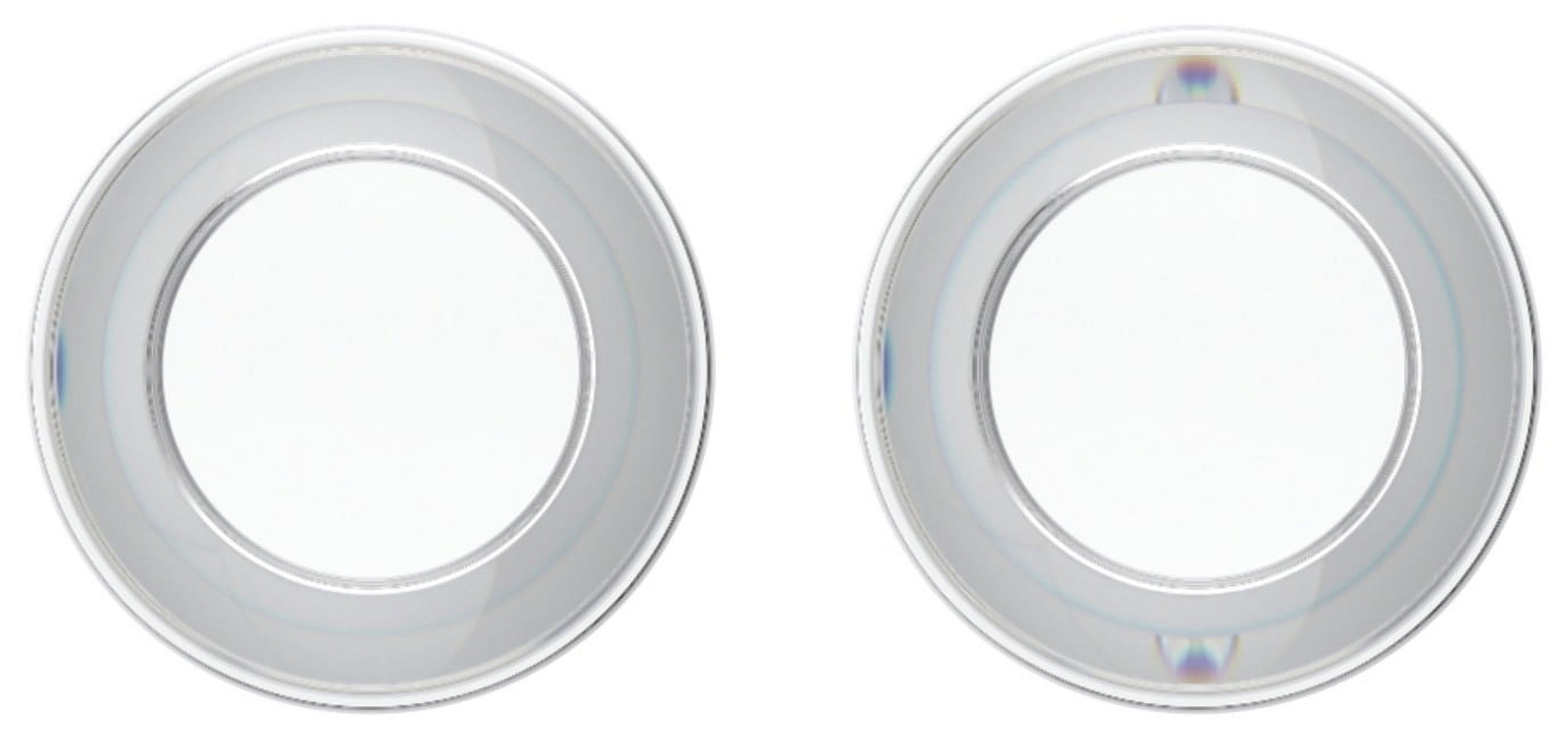 Baldwin PSCCYCRR044 Contemporary Crystal Passage Door Knob Set - Brass