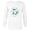 White, variant on Tim Burton’s The Nightmare Before Christmas Zero Moonlight - Long Sleeve T-Shirt for Men - Customized-Black
