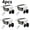4pcs, variant on Outdoor Motion Sensor Solar Lights 2000 Lumens 77LED Solar Motion Sensor LED Light Outdoor Camera Wireless Security Floodlights