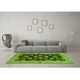 thumbnail image 3 of Ahgly Company Indoor Rectangle Abstract Green Modern Area Rugs, 8' x 10', 3 of 4