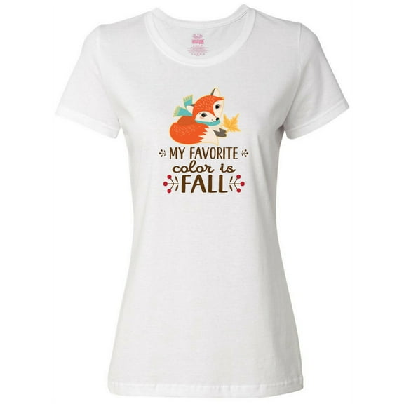 Inktastic October Favorite Color is Fall Women's T-Shirt