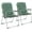 Dark Green, variant on Aluminum Patio Lawn Chairs Folding Set of 2 with Detachable Cup Holder, Webbed Beach Chair Folding Chair Outdoor Portable Camping Chair for Yard, Garden Blue alulawnchair
