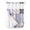 Dark Purple, variant on No Hook Shower Curtain with Snap-in Liner, Spring Floral Waterproof Fabric Bathroom Curtains, Dark Purple Flowers Patchwork Grid Bohemia Bath Curtains & Mesh Top Window Standard 72''x72''