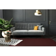 Better Homes & Gardens Nola Modern Futon, Camel Faux Leather