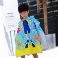 thumbnail image 2 of 2 Uds Niños Surf Playa Con Capucha Poncho Cambio Bata Piscina Baño Toalla Buzo Sunnimix Bata de baño para niños, 2 of 8