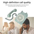 thumbnail image 4 of Antique European Vintage Landline Telephone, Green, High Definition Call, Large Clear Button, 4 of 5