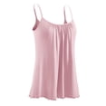 thumbnail image 5 of Karight Womens Adjustable Spaghetti Strap Satin Nightgown Flowy Ruffled Hem Lightweight Sleep Dress with Gathered Neckline, 5 of 8