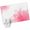 Pink, variant on Grey Bohemian Bathroom Mat 2x3 FT, Non Slip Small Kitchen Mat, Boho Modern Floral Abstract Ombre White Washable Soft Backed Front Door Throw Rug Non-Shedding Indoor Outdoor Doormat for Entryway Sink