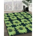 thumbnail image 2 of Ahgly Company Indoor Rectangle Patterned DarkSlateGray or DarkSlateGrey Green Area Rugs, 6' x 9', 2 of 6