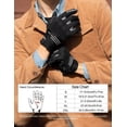 thumbnail image 5 of INBIKE Motorcycle Gloves MTB Touchscreen with Thicken Padded & TPR Knuckle Protection Road Bike Gloves Black XX-Large, 5 of 7