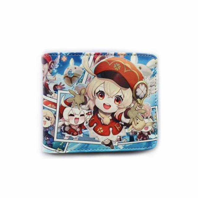 Wallet Genshins Impacts Klees Anime Personajes Slim Bifold