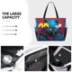 thumbnail image 3 of Fotbe Neon Cyberpunk Blue Bear Bolsa de Viaje para Playa - Resistente al Agua, Bolsa Tote de Gran Capacidad y Ligera con 7 Bolsillos para Mujeres y Hombres, 3 of 7