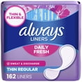 thumbnail image 1 of Protectores diarios Always Daily Fresh Thin Regular sin fragancia 162 unidades, 1 of 9