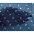 thumbnail image 4 of oneOone Viscose Chiffon Fabric Hash Sign Kasuri Fabric Prints By Yard 42 Inch Wide, 4 of 4