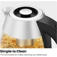 thumbnail image 3 of Chefman 1.8L Glass Electric Kettle, Fast Boiling W/ LED Light, Auto Shutoff, Removable Tea Infuser - Stainless Steel, 3 of 10