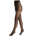 thumbnail image 2 of Women's Berkshire 8012 Sheer Dot Control Pantyhose (Fantasy Black 3X-4X), 2 of 2