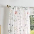 thumbnail image 2 of Martha Stewart Martha's Garden Print 95" Poletop Curtain, Multi, (Set of Two), Adult, 2 of 6