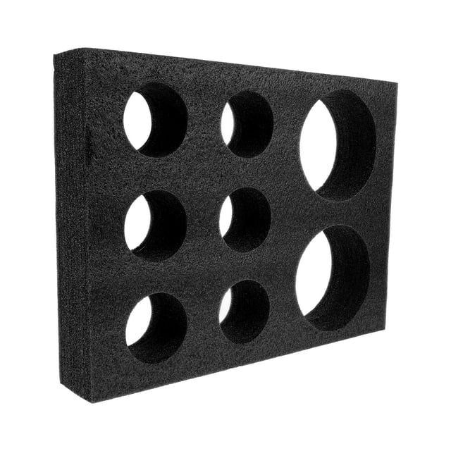 Luxshiny Porte-Gobelet 1Pcs Mousse Noire Transport de Boissons pour Activités Extérieures