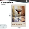 thumbnail image 4 of Stupell Industries Glam Espresso Martini Sun Reflection Canvas Art, 20 x 30, by Andreas Magnusson, 4 of 8