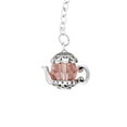 thumbnail image 2 of Supreme 18/8 Stainless Steel 2 Inch Mesh Tea Ball Infuser/Tea Interval Diffuser/Tea Strainer Infuser with Zinc Alloy and Crystal Glass Teapot Charm for Tea and Everyday Use, 2 of 3