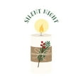thumbnail image 3 of CafePress - Silent Night Baseball Jersey - Cotton Baseball Jersey, 3/4 Raglan Sleeve Shirt, 3 of 4