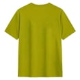 thumbnail image 6 of Zylarhe Mens Tshirt, Custom Photo T Shirt Summer Short Sleeve Tee For Picture Printing Idea Cool Comfortable Casual Wear Green XL, 6 of 7