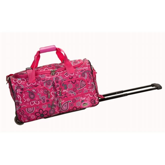 ROCKLAND PRD322PINKBANDANA 22 Inch ROLLING DUFFLE BAG Walmart Canada