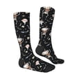 thumbnail image 3 of Picia Women Crew Soft Moisture-wicking Socks cute Skull bone Pattern Design Cotton Socks, One Size fit All, 3 of 9