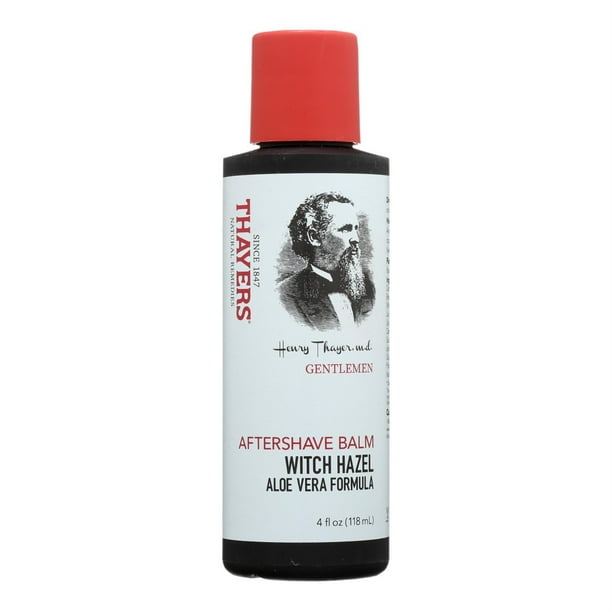 Thayers Premium Witch Hazel Aftershave Balm 4 Fl Oz Men