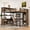 Wood, variant on CKEASEAN Queen Size Metal Loft Bed Frame, Heavy Duty Loft Beds with Wardrobe And L-shaped Desk, Storage Cubes and Shelves, Space Saving Loft Bed with Safety Guard for Bedroom and Dorm, Easy Assembly