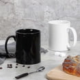 thumbnail image 5 of 12 Oz Extra Large Ceramic Coffee Mug, Classic Porcelain Super Big Tea Cup With Handle For Office And Home, Black, 5 of 5