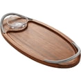 thumbnail image 1 of Nambe - Braid Serving Board 18" With Dipp Dish, 1 of 4
