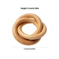 thumbnail image 2 of 12Pcs Napkin Holder Buckles Simple Three Circles Napkin Rings for Parties Dinner Wedding Banquets Table Decoration, 2 of 9
