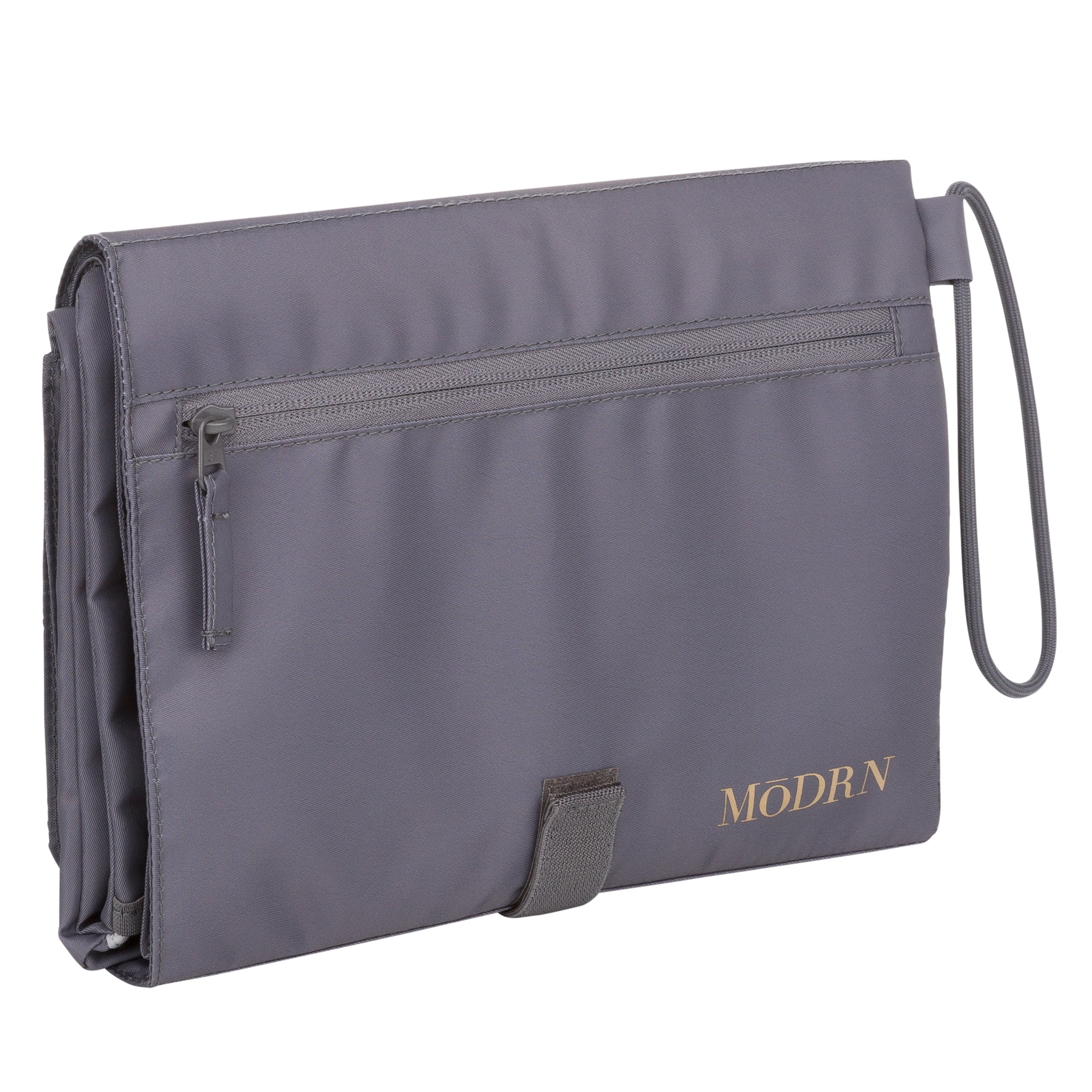 MoDRN Lulu Changing Mat Clutch, Foldable, Gray, Tote Diaper Bags, Unisex Child, Stroller Bag