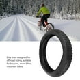 thumbnail image 3 of Snow Bike Tire Puncture Resistant Rubber Lightweight  Folding Replacement Bicycle Tires for Beach Rough Terrain Riding, 3 of 7