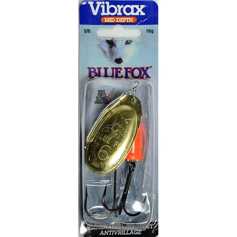 blue and yellow vibration fishing lures Fox Classic Vibrax Spinner, 3/8-Ounce, Fluorescent Yellow/Fluorescent Green/Silver UV it is extremely effective in many situations Blue Fox Classic Vibrax® –