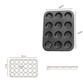 thumbnail image 4 of Molde para muffins antiadherente YONGSHENG de 24 orificios y 12 orificios, fácil de limpiar, 4 of 5