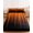 Orange, variant on Cal.King Size Fitted Sheet Set - Burnt Orange Black Ombre 3 Piece Bedding Sets 16" Deep Pocket Fitted Sheet with 2 Pillowcases, Modern Abstract Striped Gradient Brushed Microfiber Hotel Bed Sheets