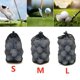 thumbnail image 2 of Laklulu Bolsa de red de malla de nailon para pelotas de tenis de golf, bolsa de almacenamiento con cordón, súper fuerte, negro, M/L, 1 unidad, 2 of 6