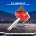 thumbnail image 4 of Bottom Cleaning Router Bit Woodworking Cutter Bottom Cleaning Router Bit CNC Carving Machine Cutting Tool 6x28mm, 4 of 8