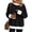 A2 Black, variant on Women's Oversized Colorblock Crew Neck Sweatshirt Plaid Trim Patchwork Long Sleeve Loose Fit Pullover Top Cozy Featuring Playful Gingham Contrast Cuffs and Collar,Soft Casual Tunic Style. Red